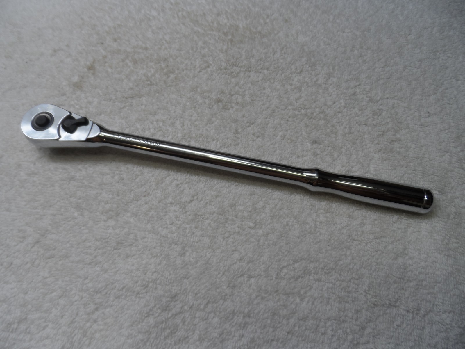 Craftsman 3/8 Drive Full Polish Long Handle Ratchet, made in USA, VR – PN 44833