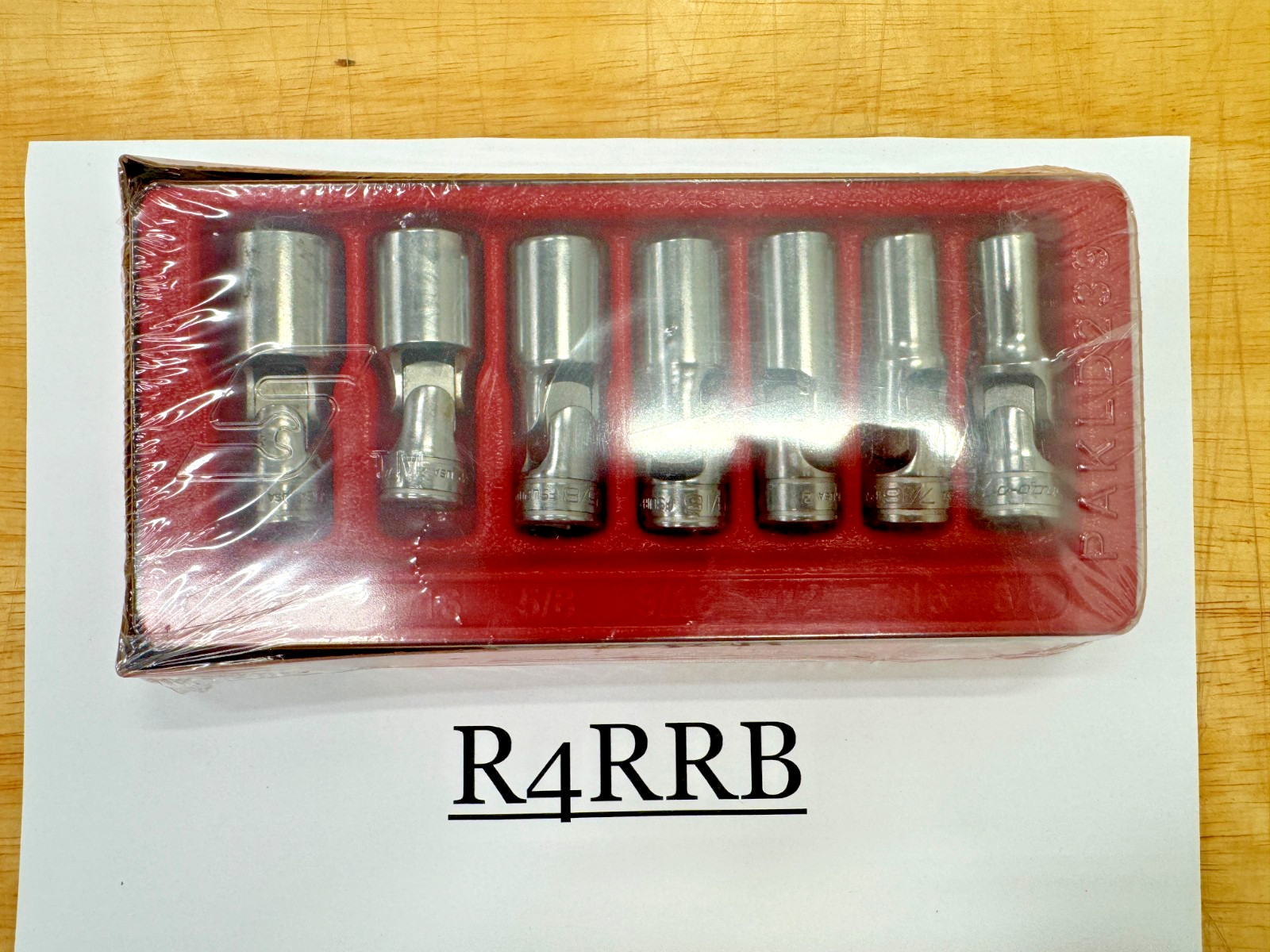 Snap-on Tools USA NEW 7 Piece 3/8″ Drive SAE DEEP 6pt SWIVEL Socket Set 207FSU