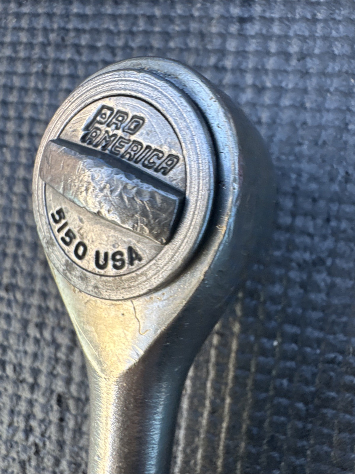 ProAmerica 3/8» Drive Knurled Handle Ratchet 5150 USA Etched Rare