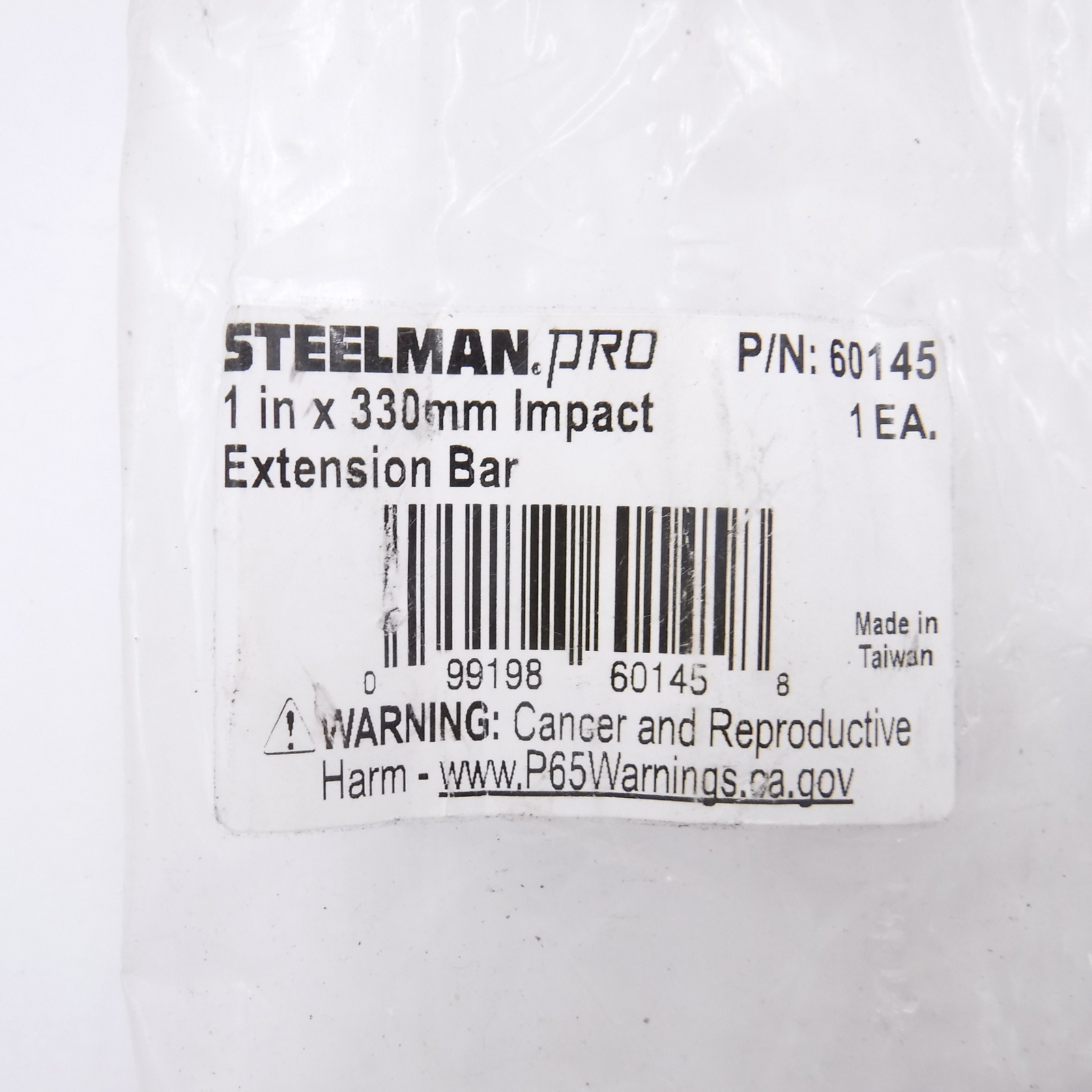 Steelman Pro 1″ Drive x 330mm Impact Extension 60145
