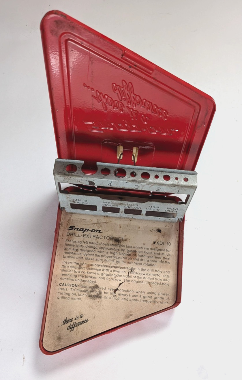 Snap-on CASE ONLY Drill Extractor Case Only EXDL10 CASE ONLY