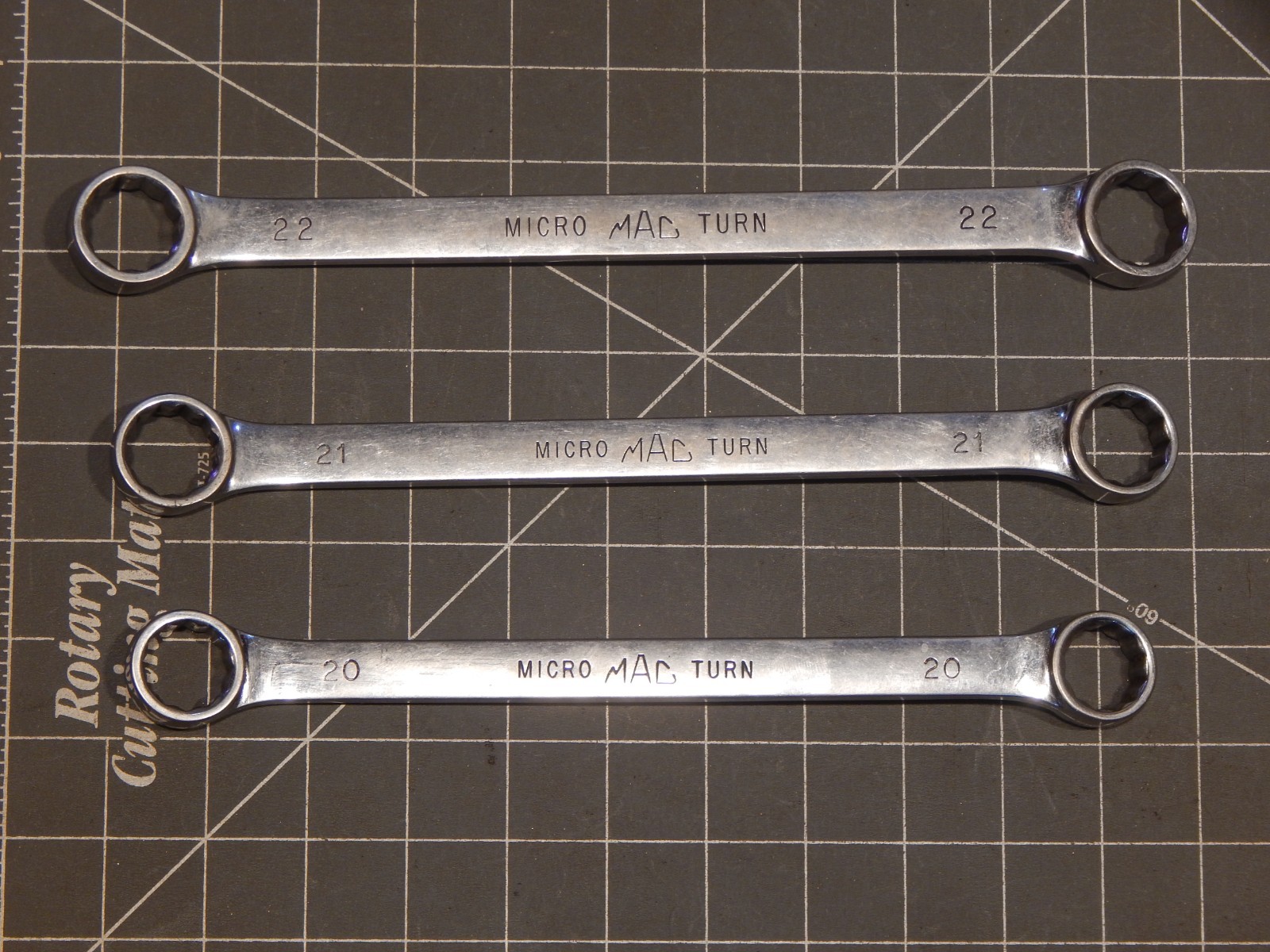 Mac Micro Turn Double Box Wrench 20MM 21MM 22MM BMT220MM BMT221MM BMT222MM 12Pt