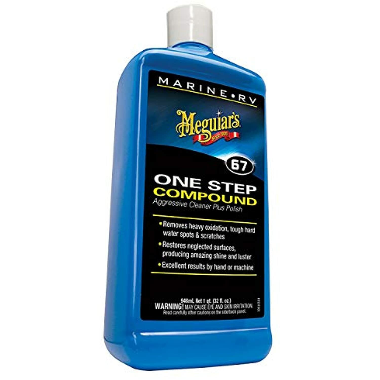 Meguiar’s M6732 Marine/RV One Step Compound, 32 oz
