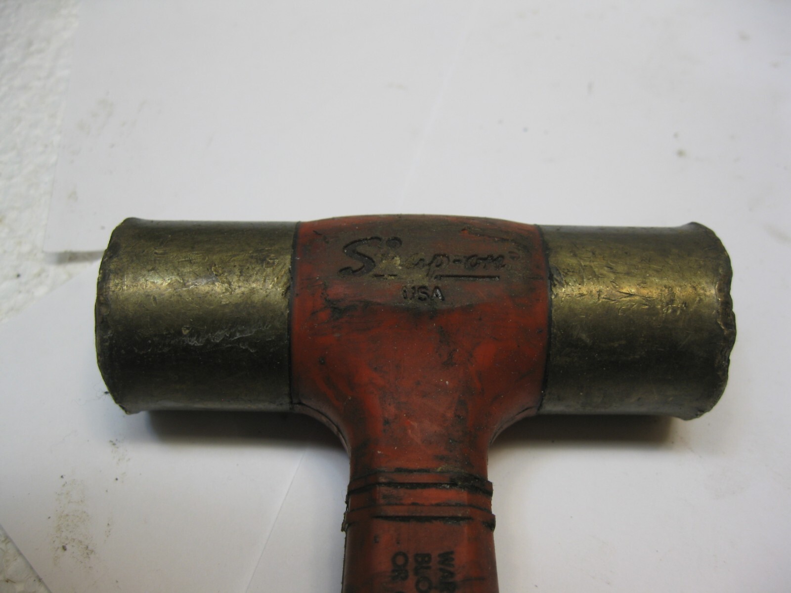 Snap-on tools 24oz Brass Hammer BE224 USA Nice!
