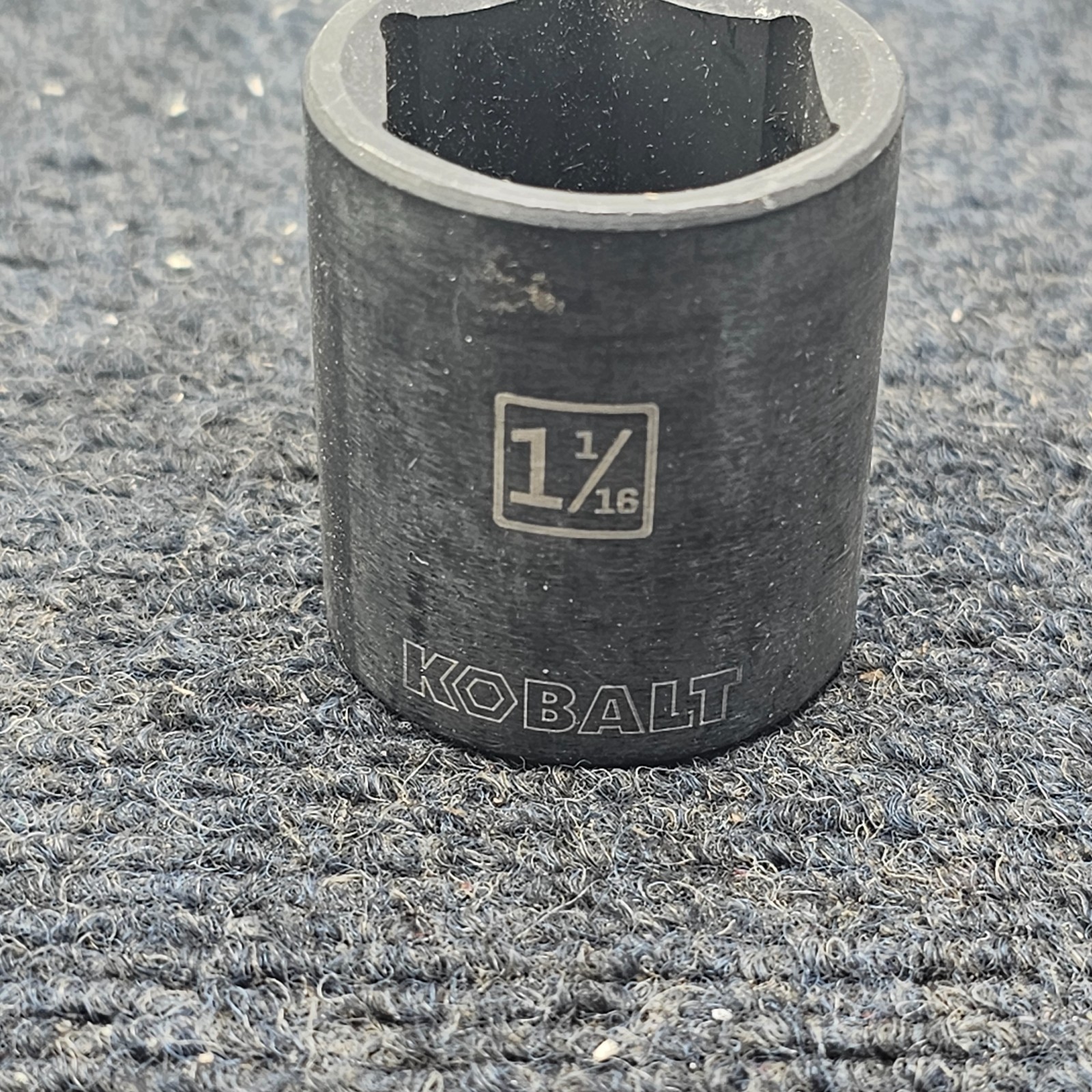 Kobalt 85314: Standard (SAE) 1/2″ Drive 1-1/16″ 6 Point Impact Socket Individual