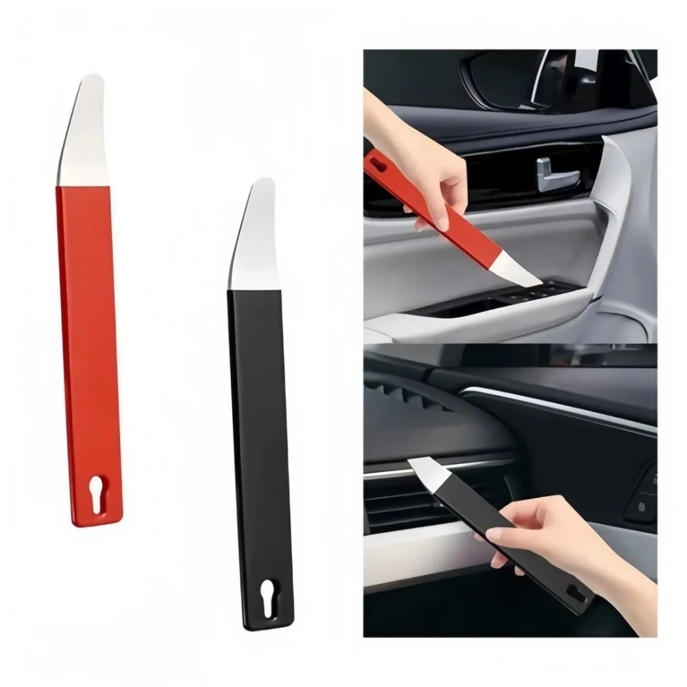 Stainless Steel Car Trim Removal Pry Tool Door Panel Clip Audio Fastener Remover