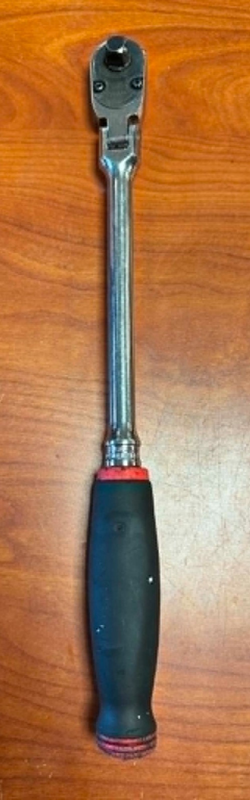 SNAP ON FHLF80A – 3/8 DRIVE CUSHION GRIP FLEX HEAD RATCHET READ!
