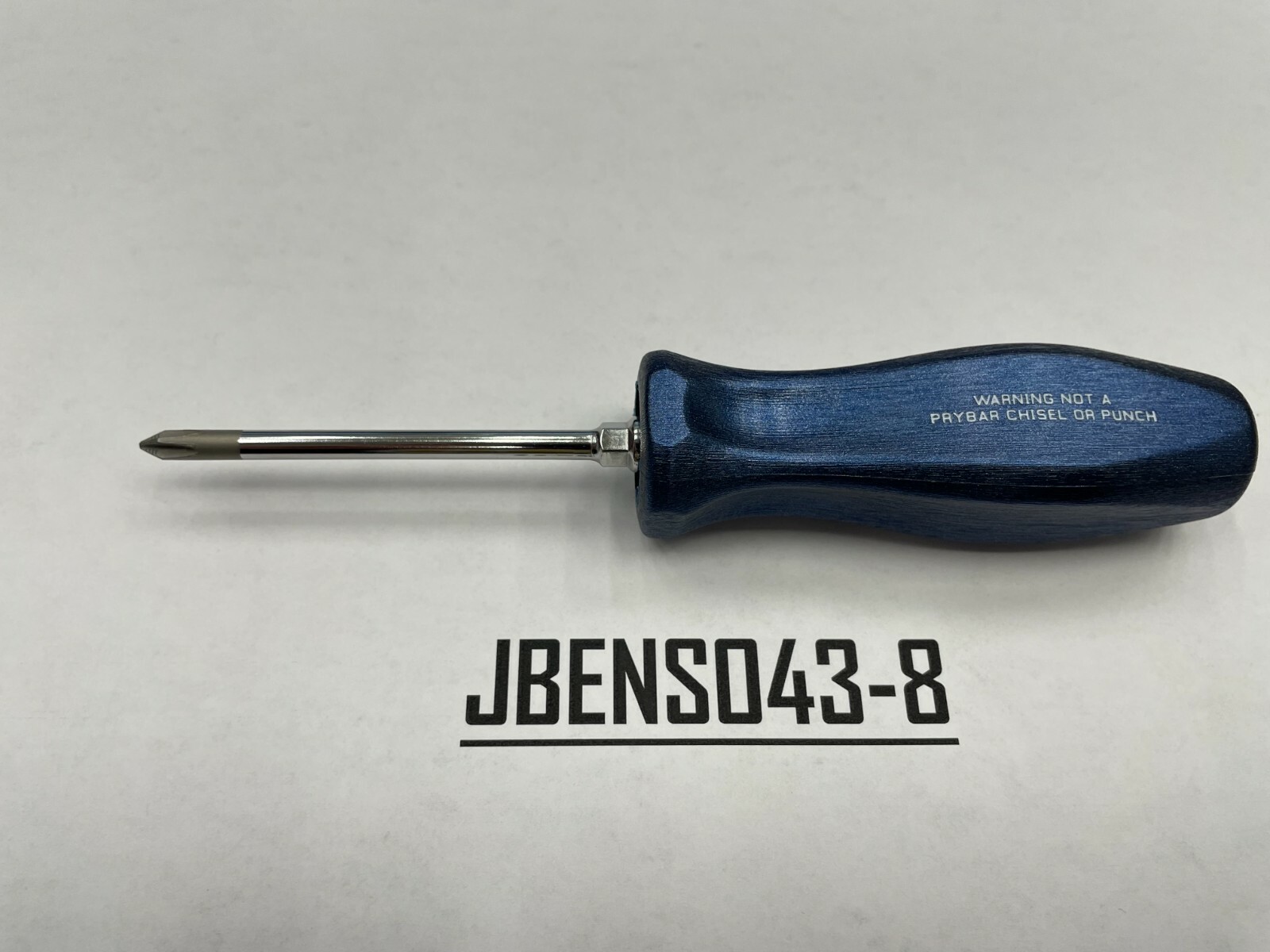 Snap-on Tools USA NEW POWER BLUE #1 Phillips Hard Handle Screwdriver SDDP31IRAMB