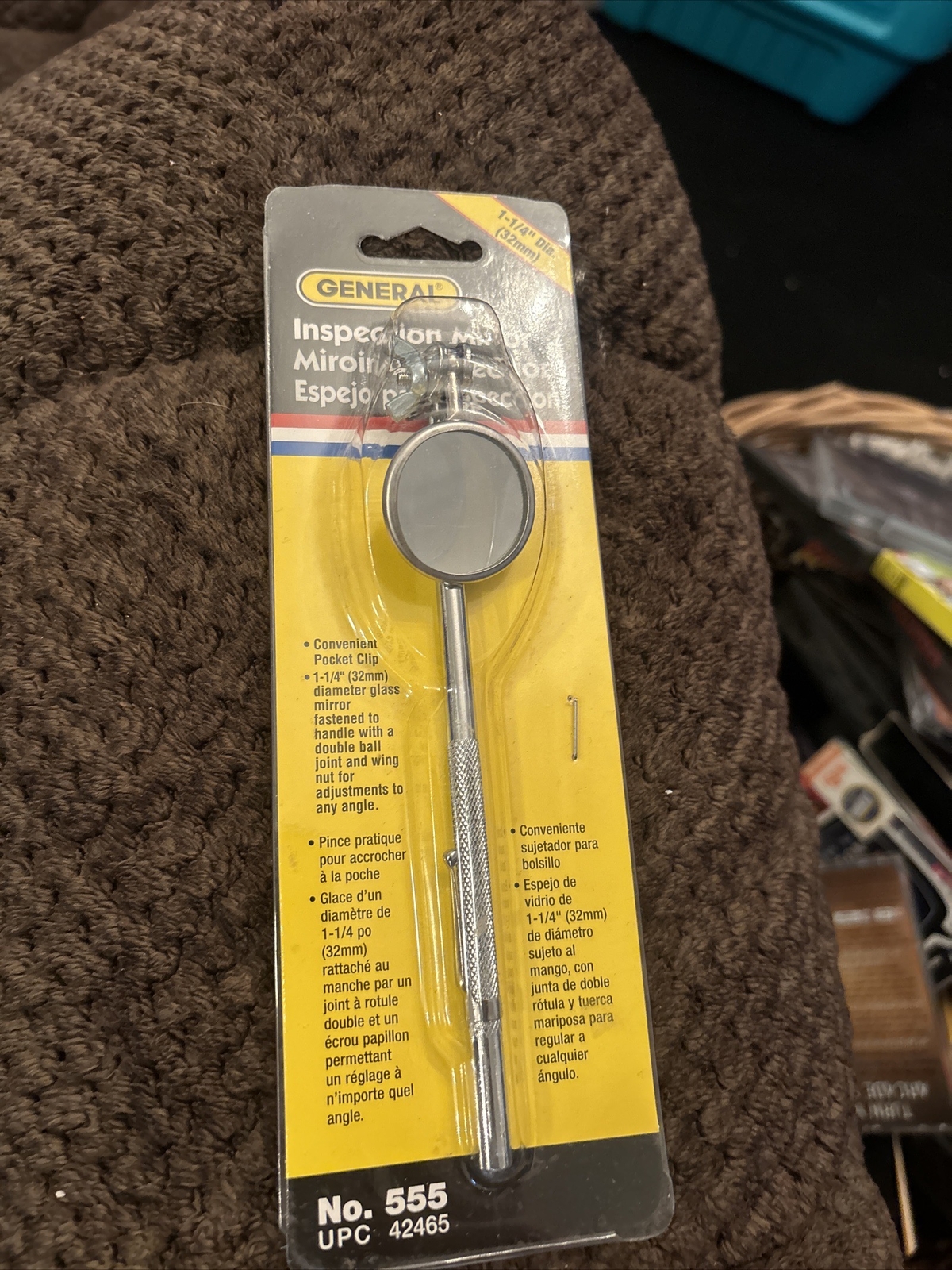 Pocket Round Glass 1-1/4″ inspection mirror Super Fast Shipping Buy Here Today