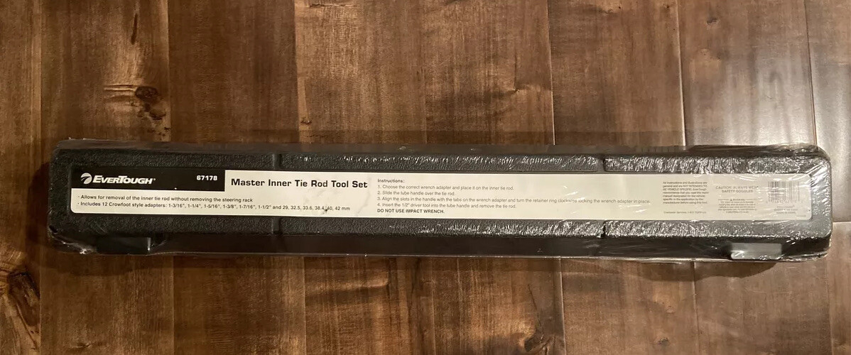 Evertough Master Inner Tie Rod Tool Set Model 67178 Brand New in Case, Unopened