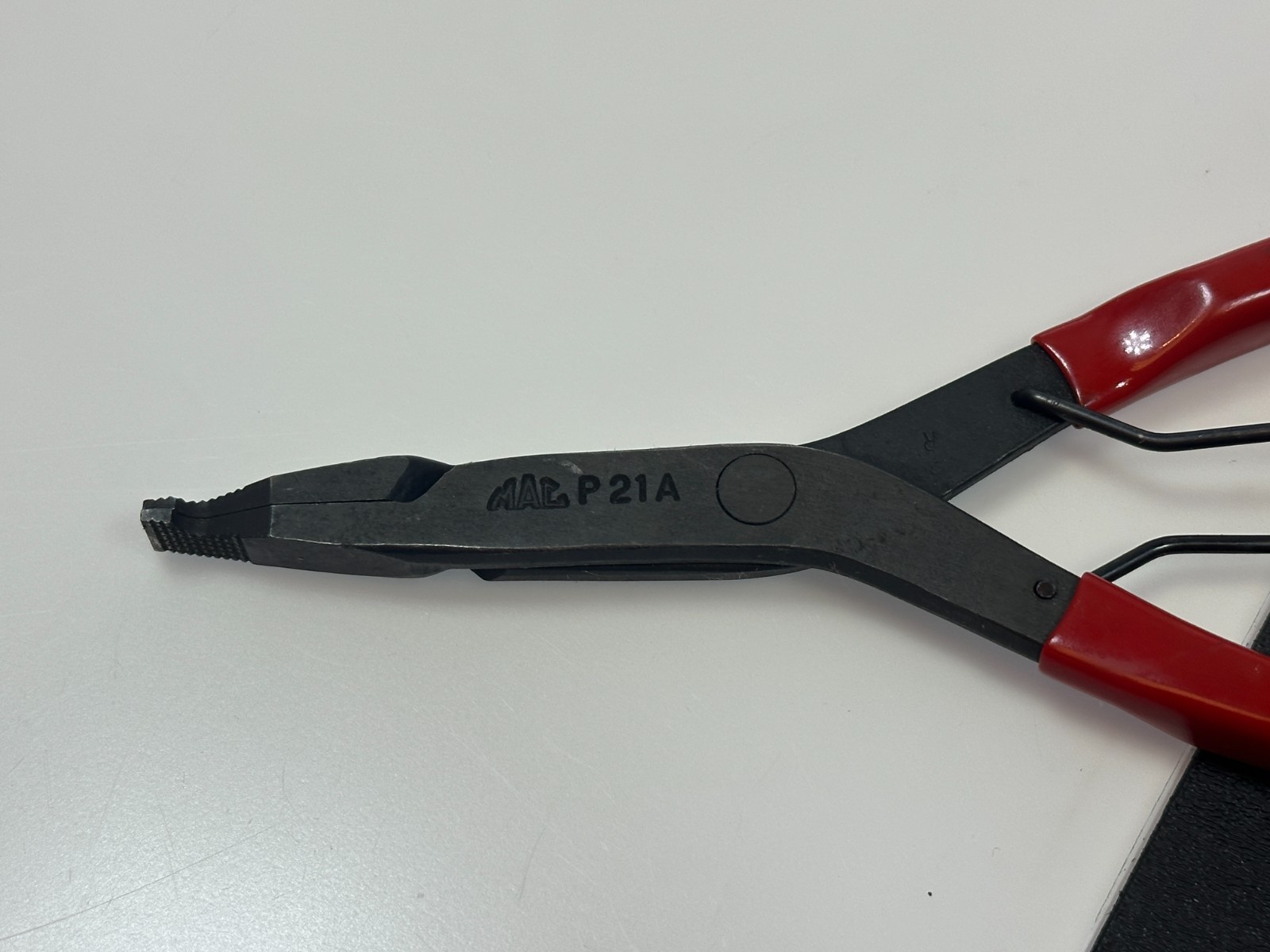 🇺🇸 MAC Tools USA P21A Red Grip / Black Oxide Snap-Ring Retaining Ring Pliers