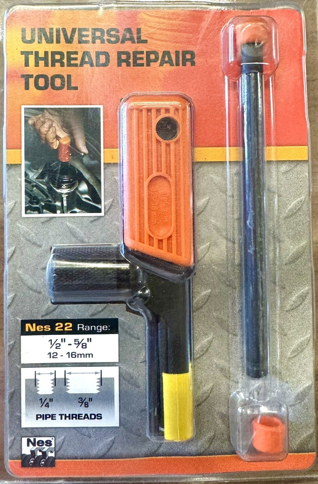 Universal Internal Thread Repair Tool, 1/2 to 5/8″, NES22 Made in Israel NES 22