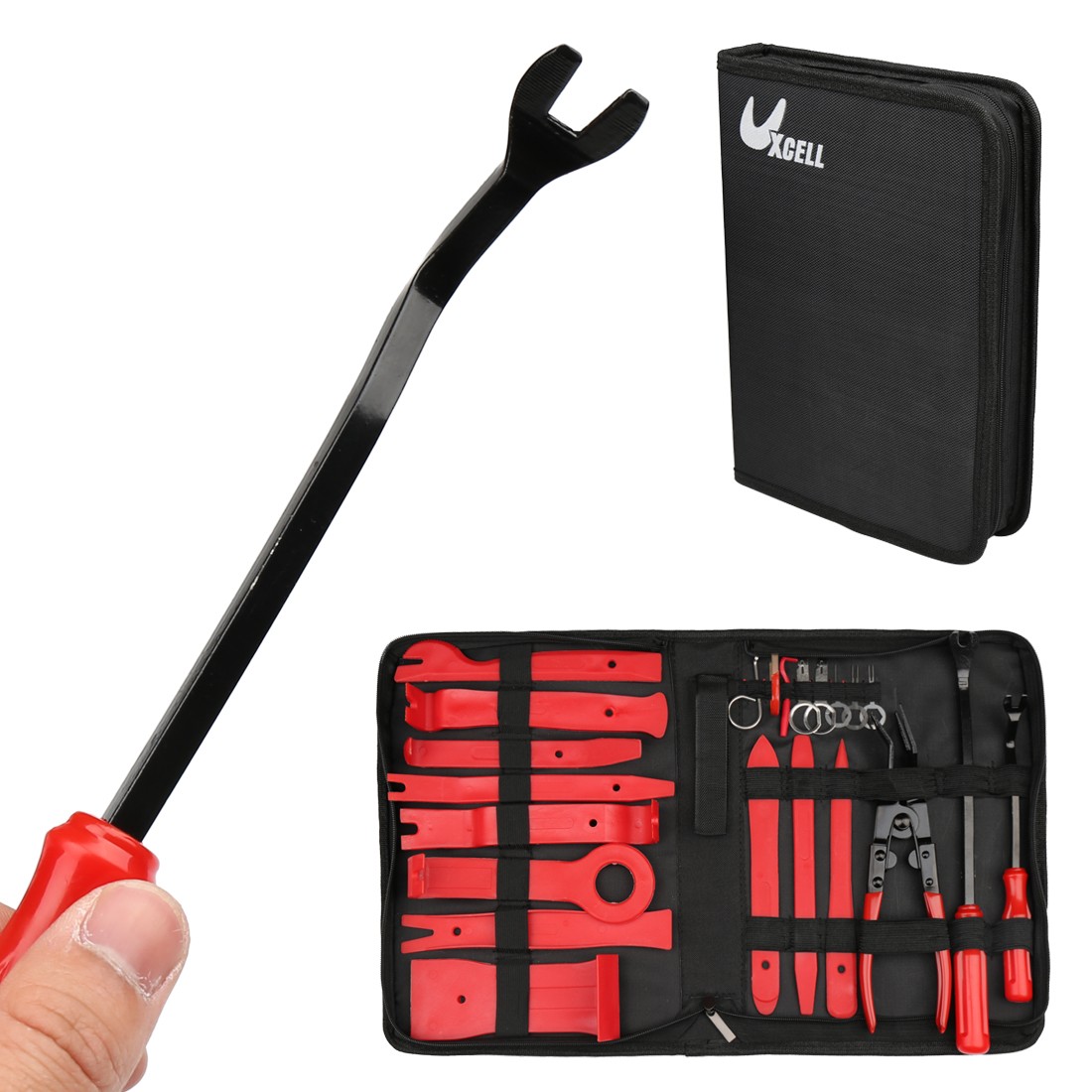 22in1 Trim Removal Tool Set Car Door Panel Fastener Auto Dashboard Hand Repair