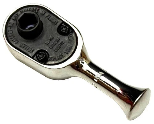 Snap On Tools TMK72 1/4″ Drive Stubby Magnetic Bit Ratchet New USA Ships Free!!