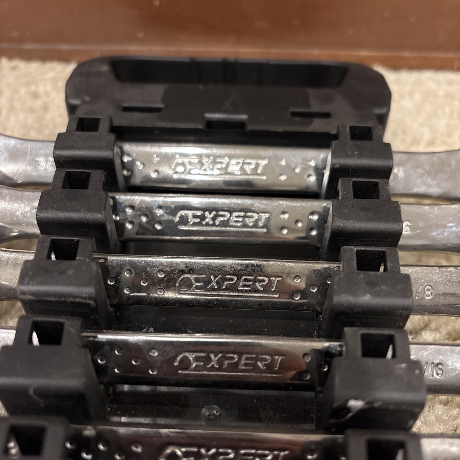 NEW Mac Tools EXPERT Series 9 pc. 1/4” –3/4” SAE 12-Point Combination Wrench Set