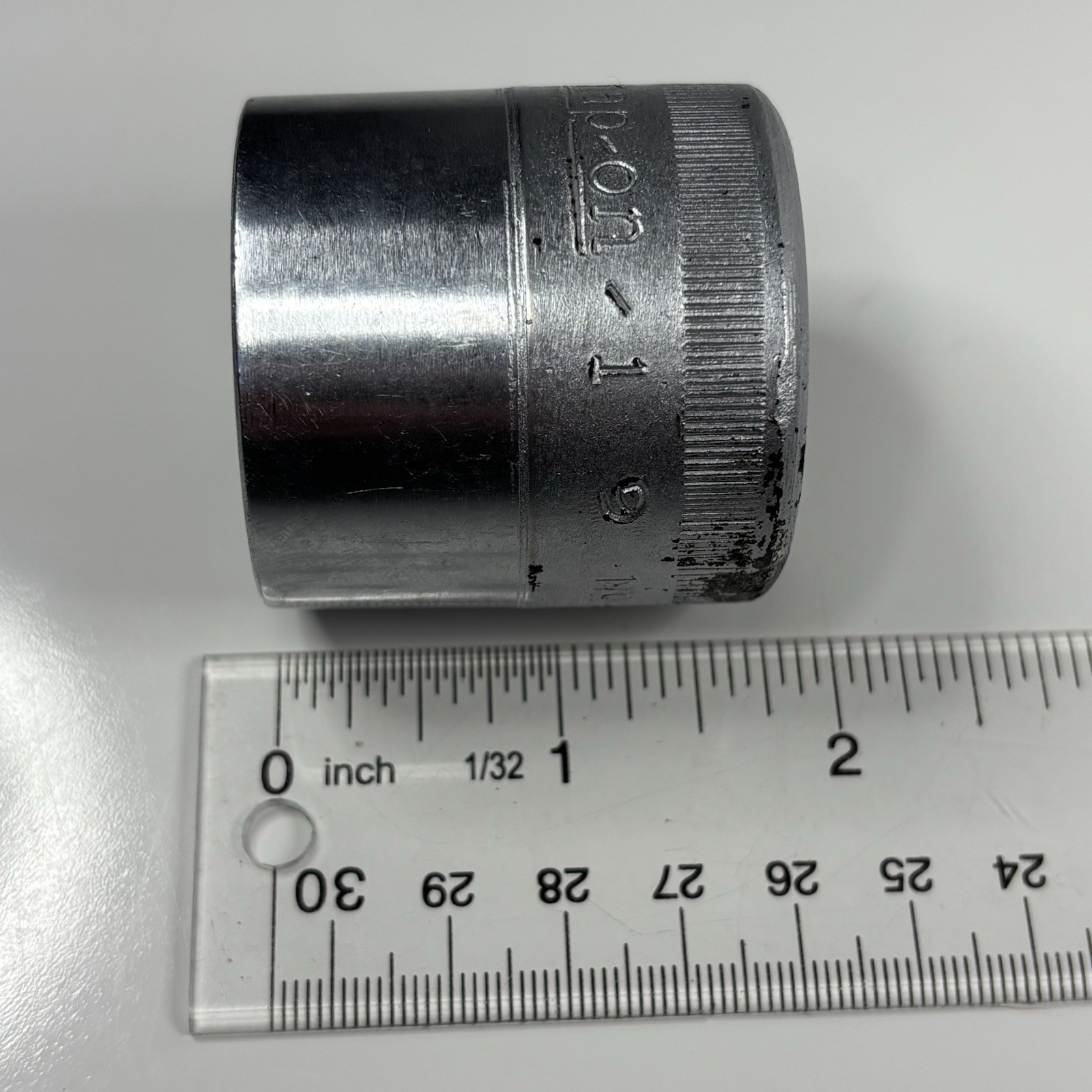 Snap On Tools #432 1/2 Drive 8 Point SAE 1” Double Square Socket VTG USA 1939