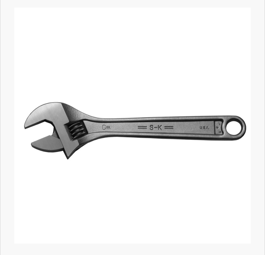 SK Professional Tools 8″ Adjustable Wrench Made In USA LIFETIME WARRANTY