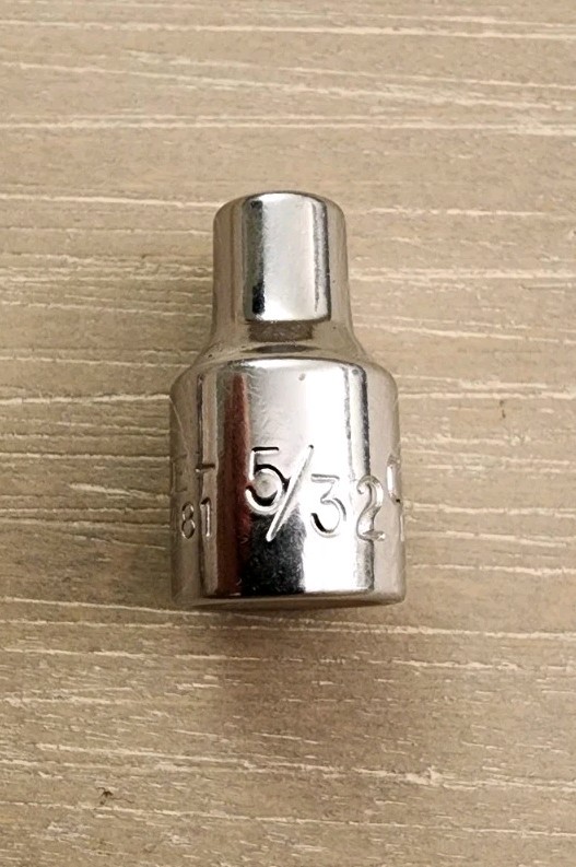 Craftsman USA 5/32″ Socket 6 Point 1/4″ Drive -VV- 43481