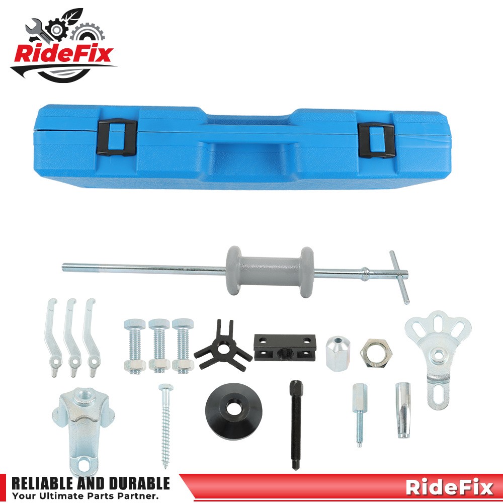 Slide Hammer Dent Puller Tool Kit Wrench Adapter Axle Bearing Hub Auto Set 17PCS