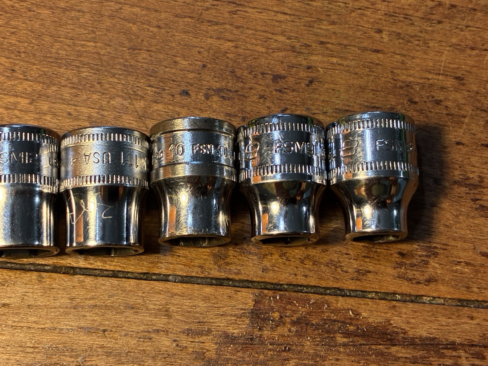 SNAP-ON 3/8 DRIVE 12 PC METRIC SHALLOW SOCKET SET8-19MM 6 POINT READ DESCRIPTION