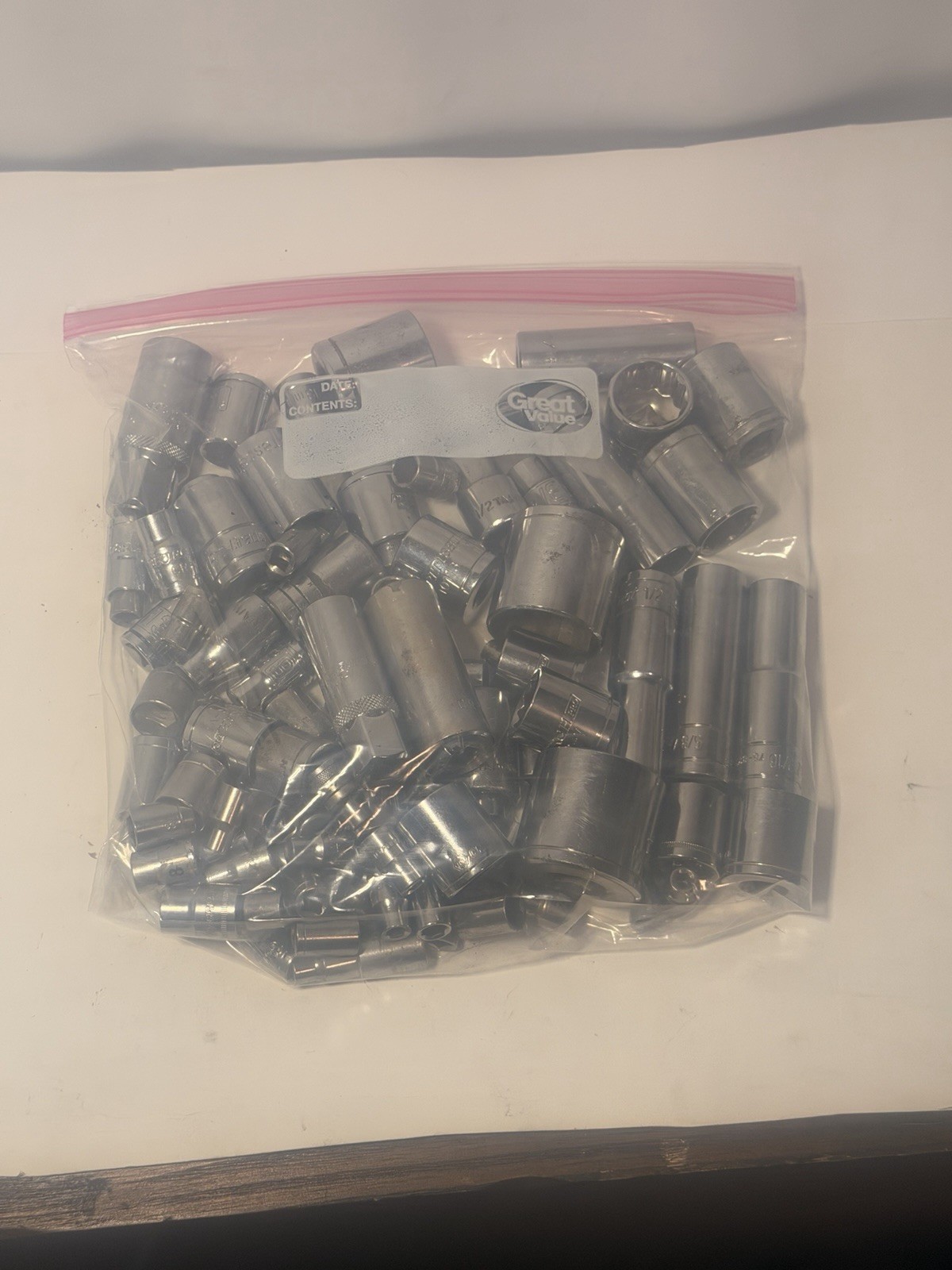 Almost 9lbs lot of Sockets Huge Bundle Bulk Tool Sockets! Mixed Brands 100+ Pc