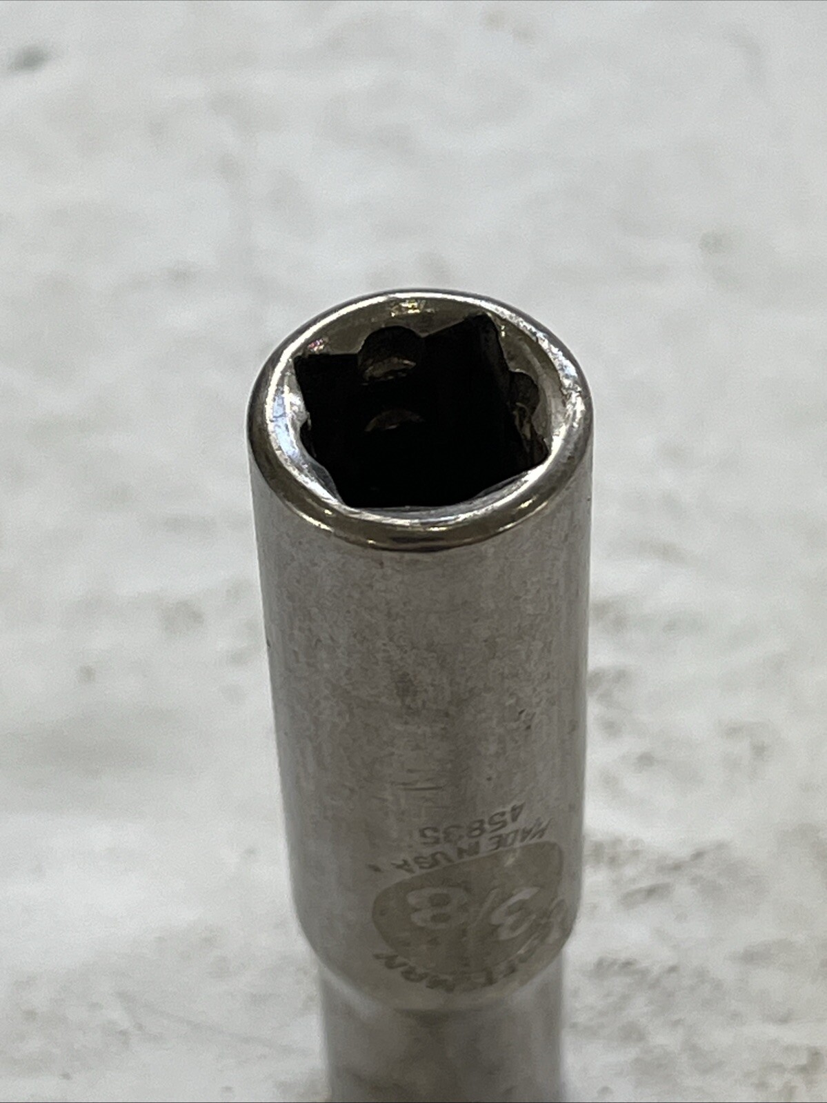 Craftsman Deep Socket 3/8”, 6 Pt., 3/8”, #45835 USA