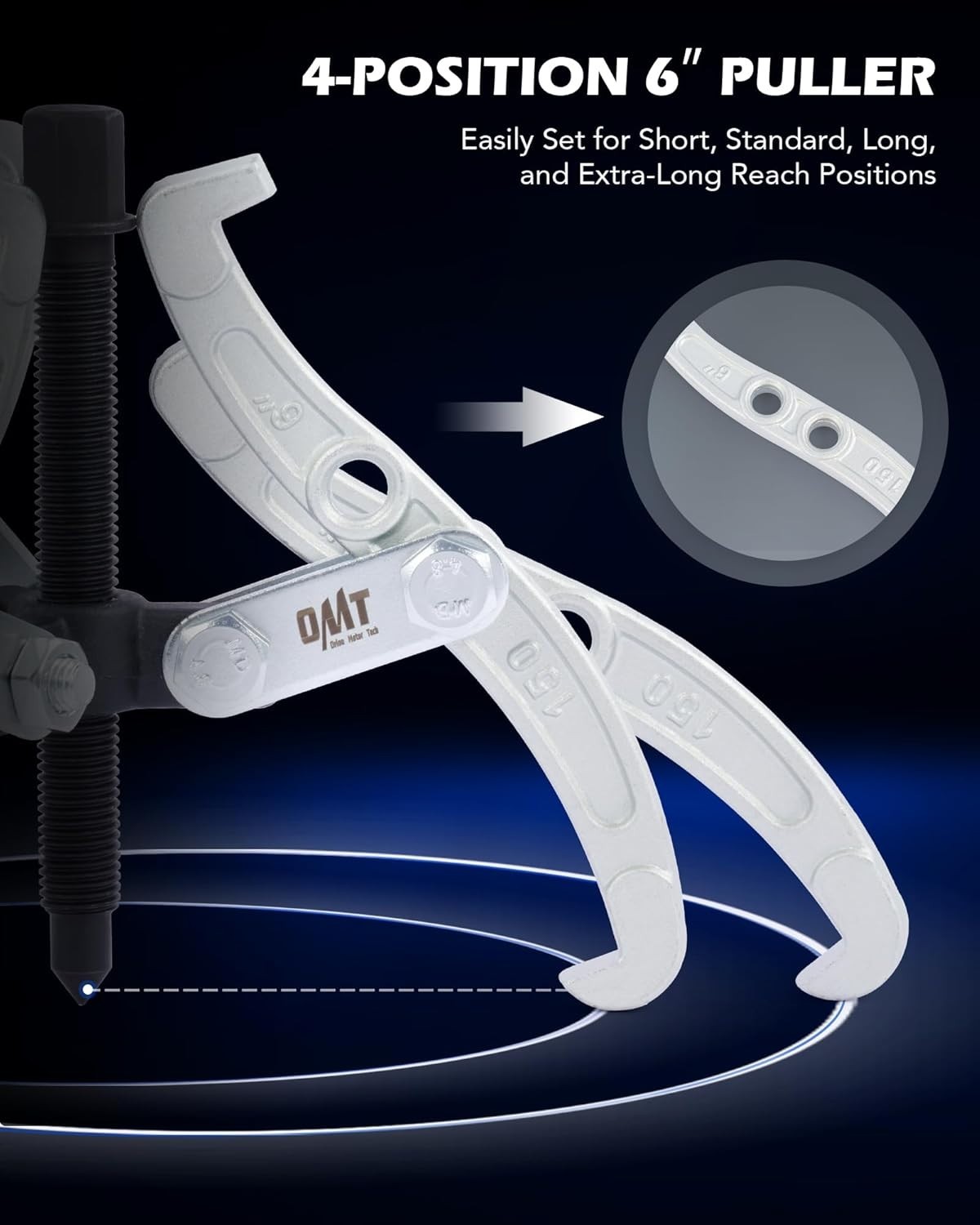 Universal Gear Puller Tool Kit – 3-Piece Set for Efficient Component Removal