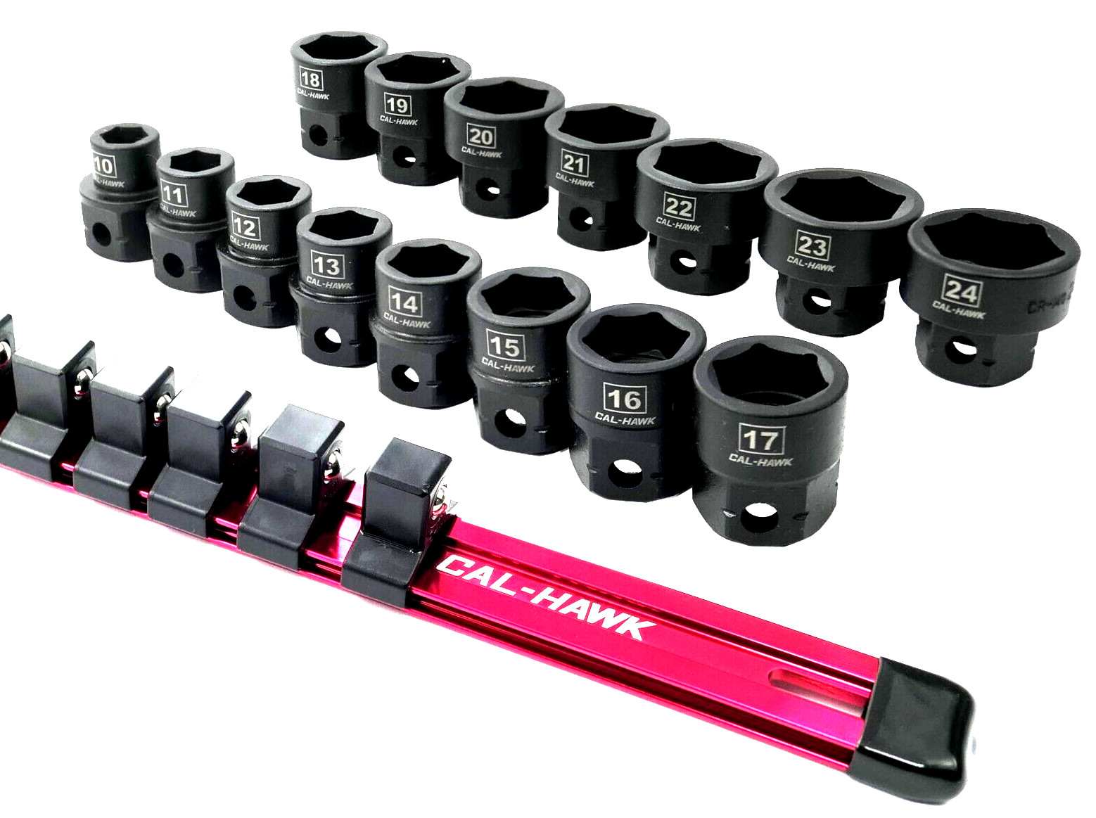 15 Pc 1/2″ Drive Nano OR low profile Impact socket set METRIC