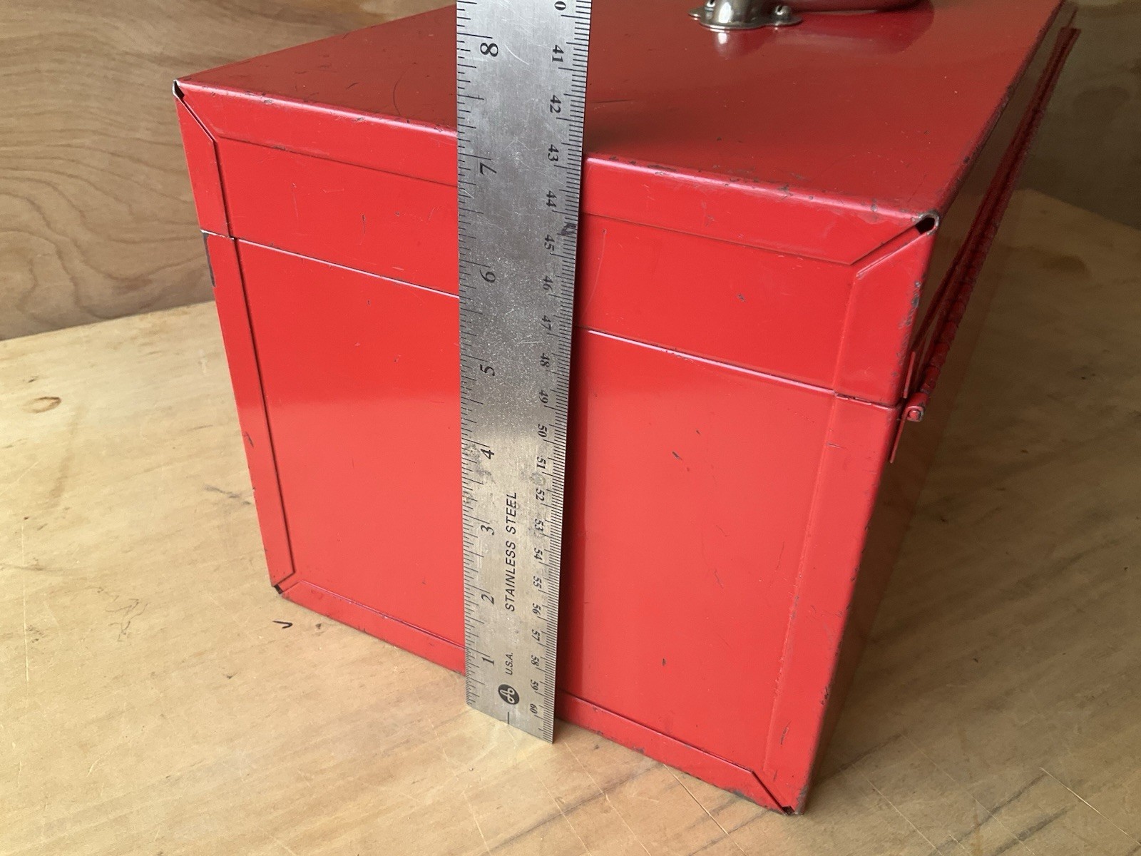 Snap On Tools KRA 24 C Red Carry Tool Box USA Made Hard Case Storage Organizer