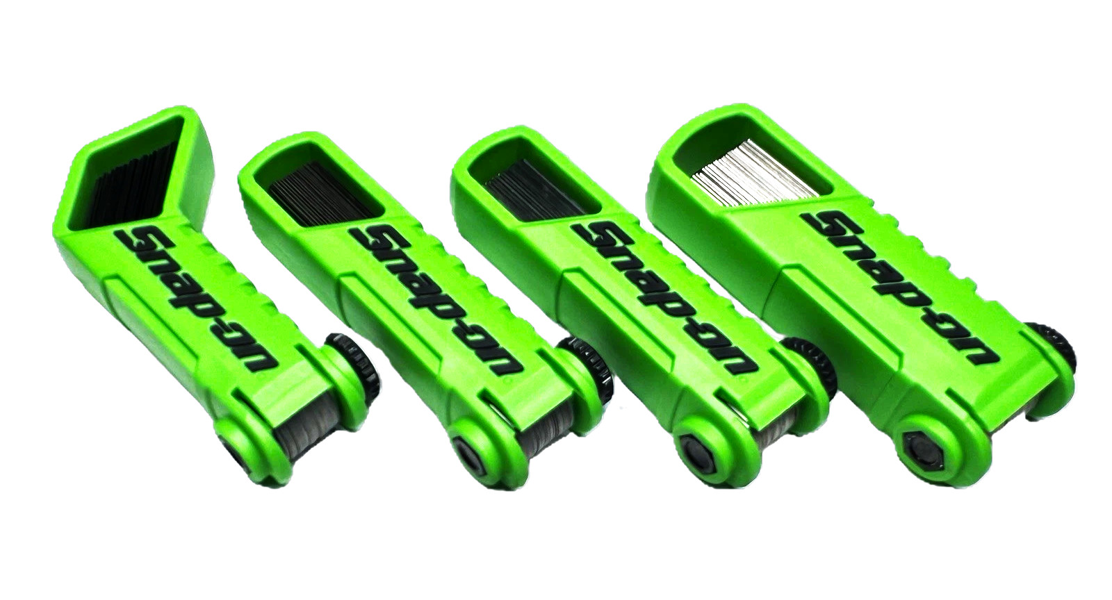 *NEW* 4 Piece Snap-on Feeler Gauge Blade Sets *GREEN* Offset 45° & Straight
