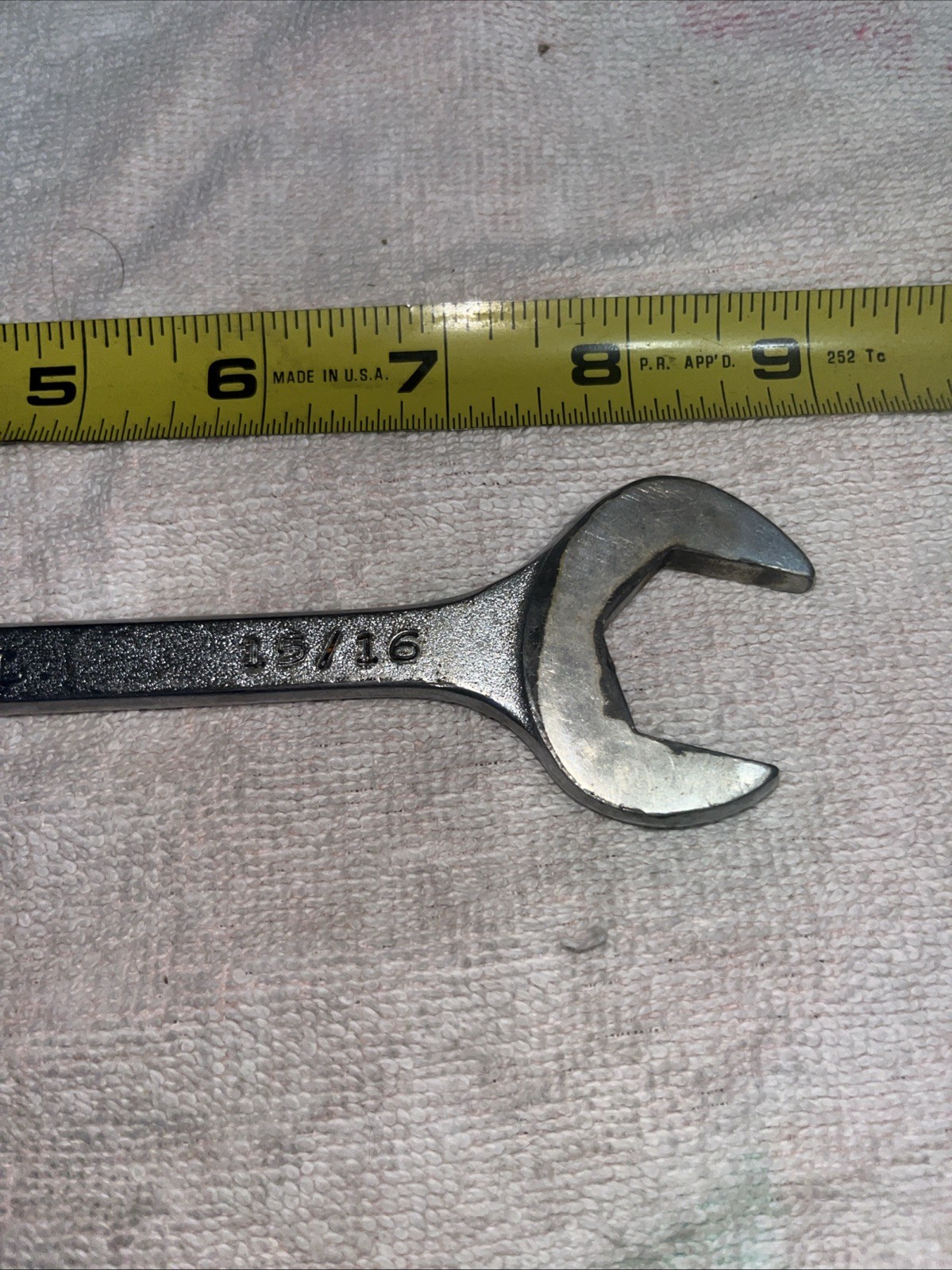Mac Tools 15/16″ SAE Chrome Four Way Angle Head Open End Wrench USA DA30