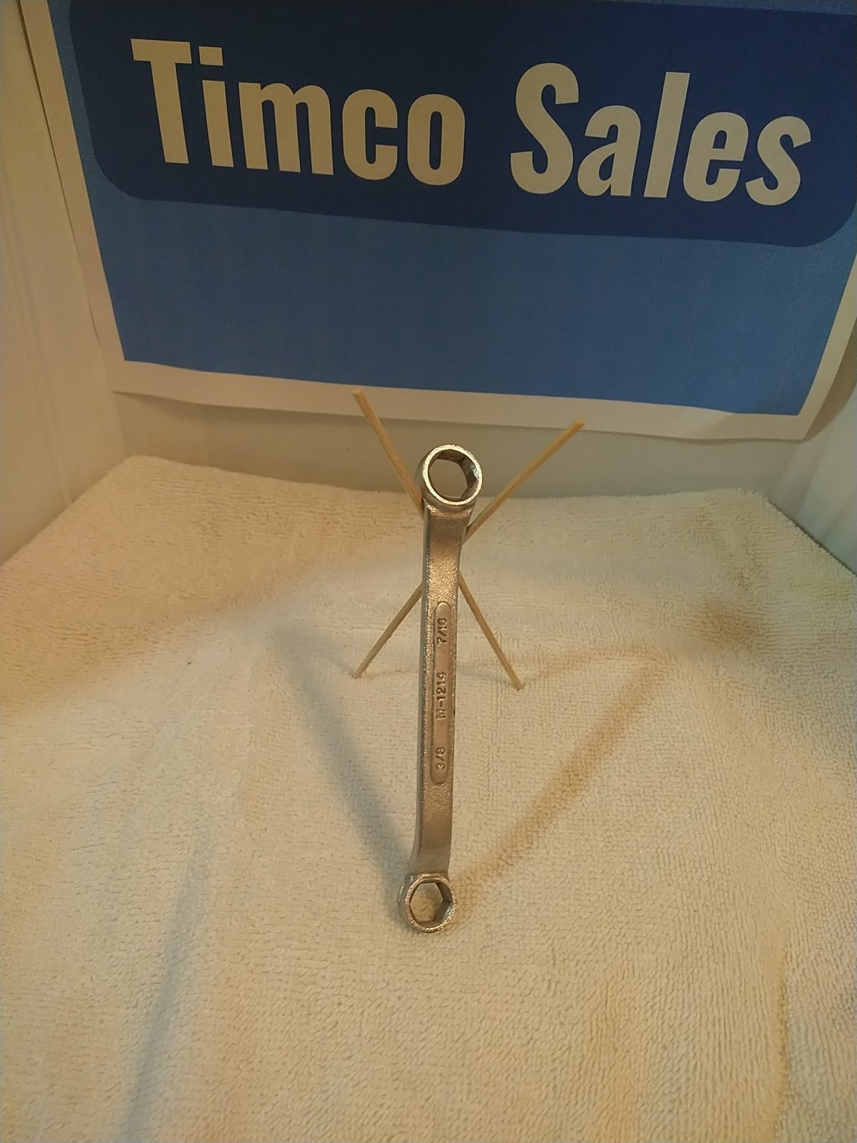 S-K TOOLS M-1214 DOUBLE BOX END WRENCH 3/8″ X 7/16″ – USA