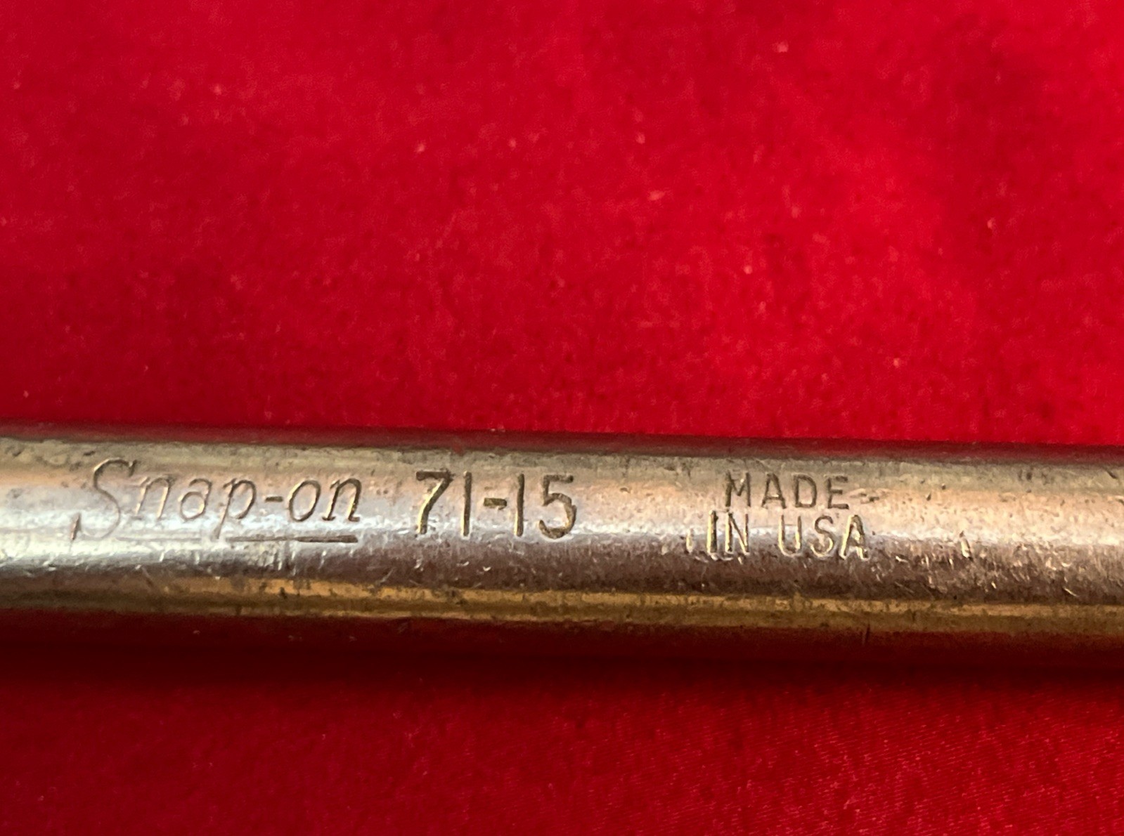 Vtg Snap/on 15″ Long 1/2″ Drive Ratchet 71-15 USA 1946 Mechanics Tool T355