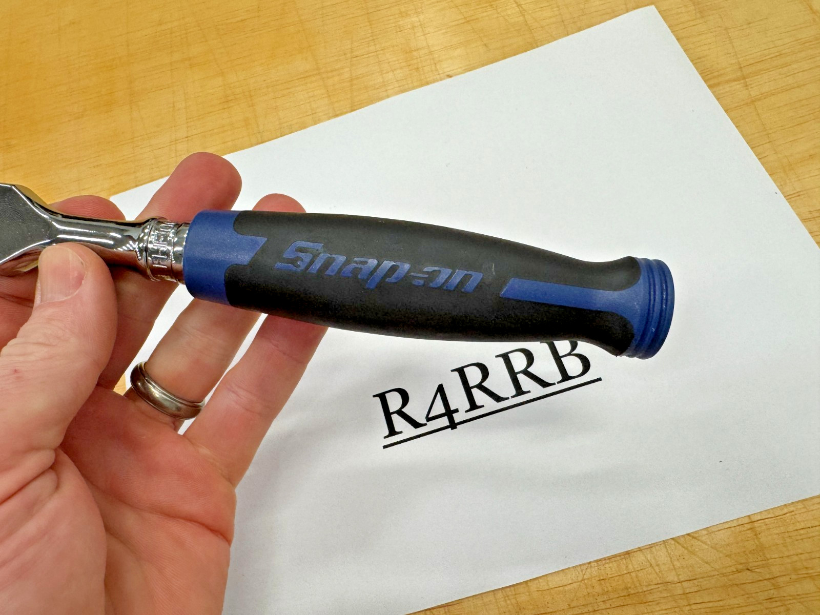 Snap-on Tools USA NEW 3/8 Drive 100 Tooth POWER BLUE Flex Head Ratchet FHF100MB