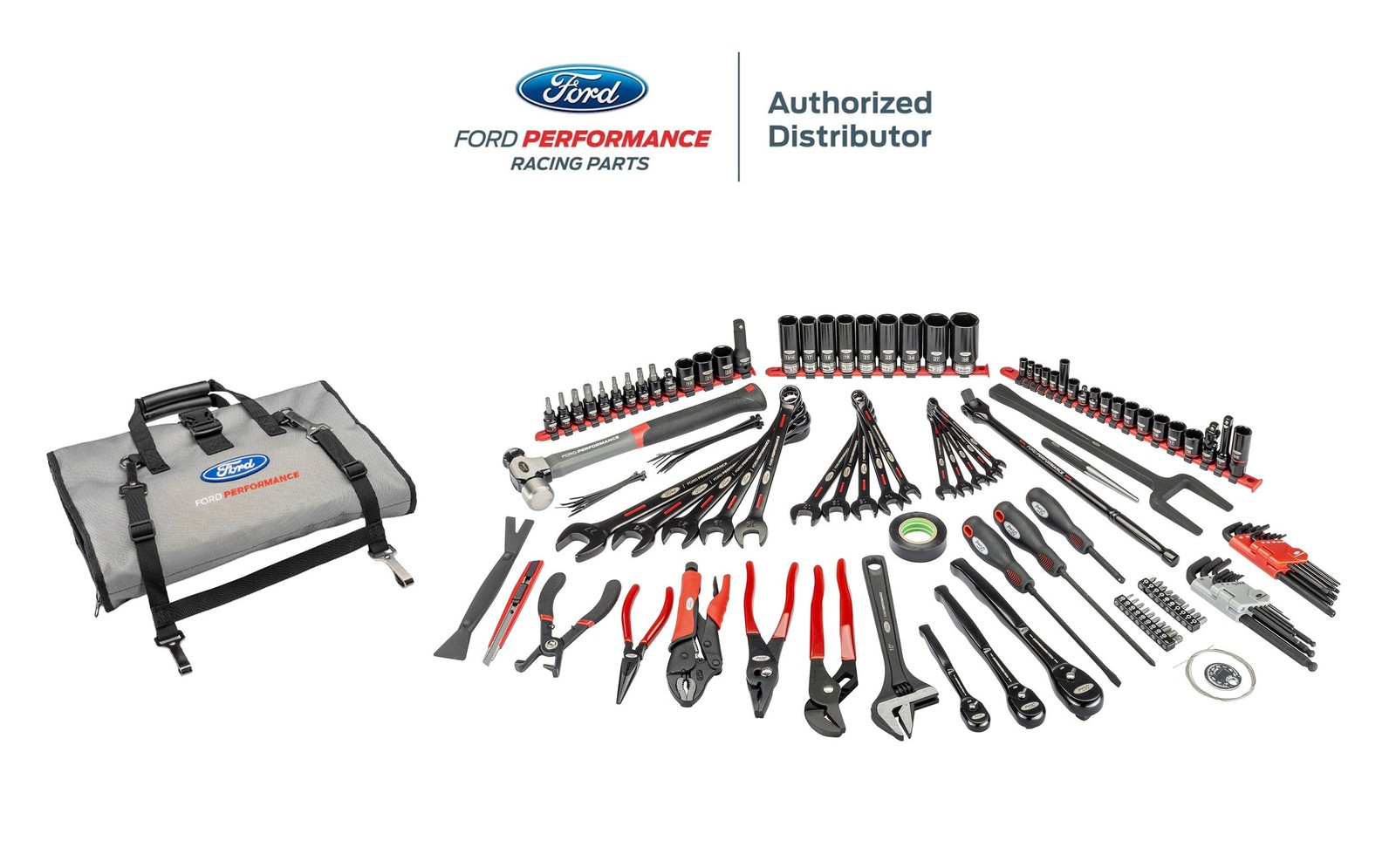 Ford Performance Bronco OEM 122pc Repair Tool Kit w/ Tri-Fold Storage Case