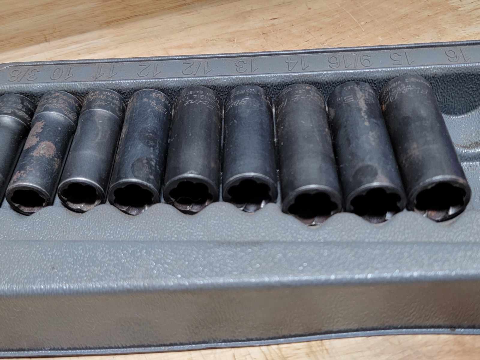 Blue-Point 3/8″ Drive DEEP Metric & SAE TWIST Impact Socket Set 213TSFSYA