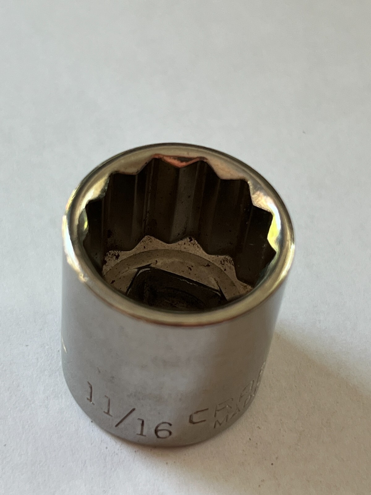 Craftsman 44336 -G- 11/16″ Socket 12 Point 3/8” Drive Made in USA