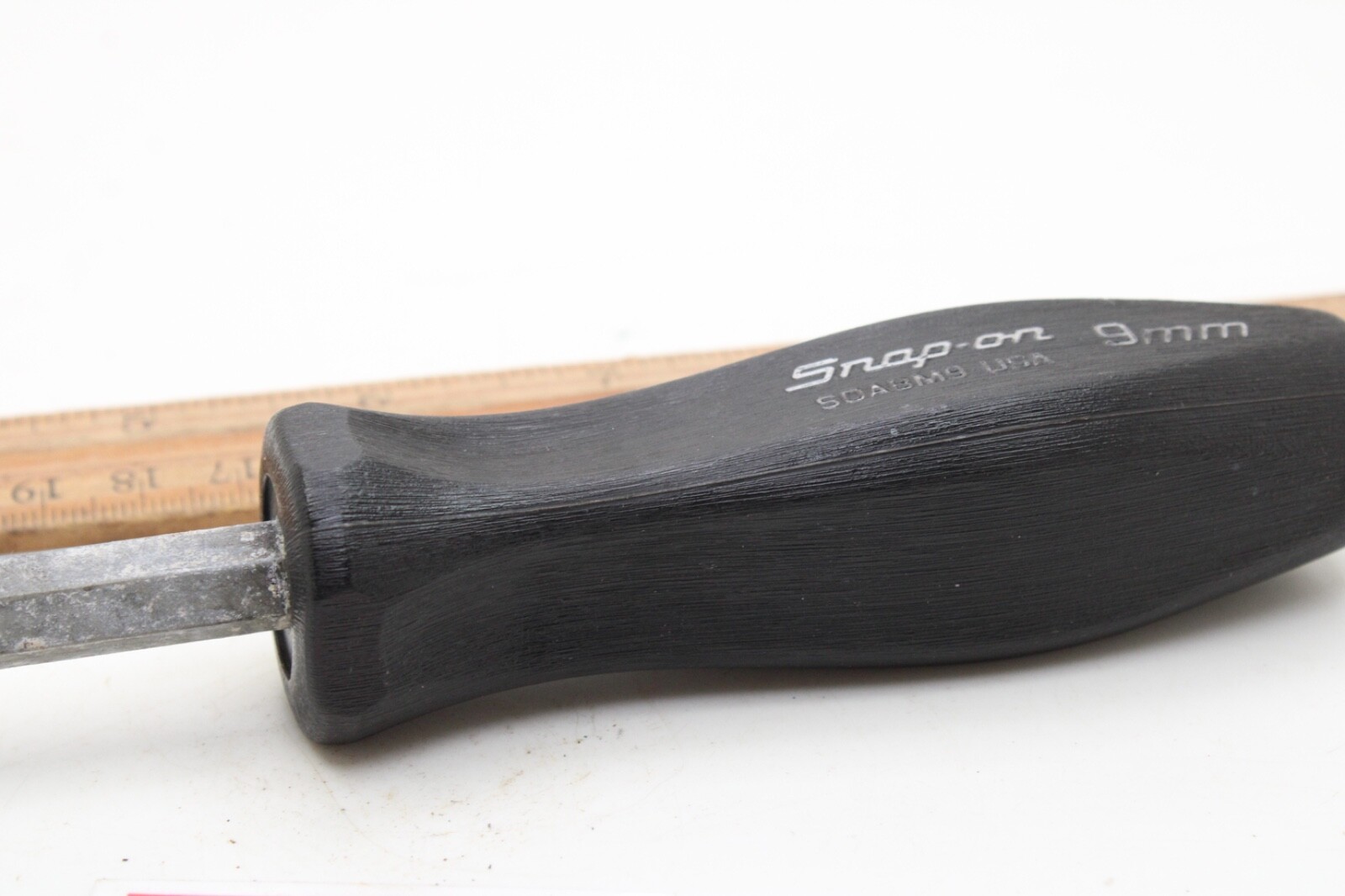 Snap-On SDABM9 9mm 9″ Long Metric Black Hard Handle Ball Hex Head Driver USA