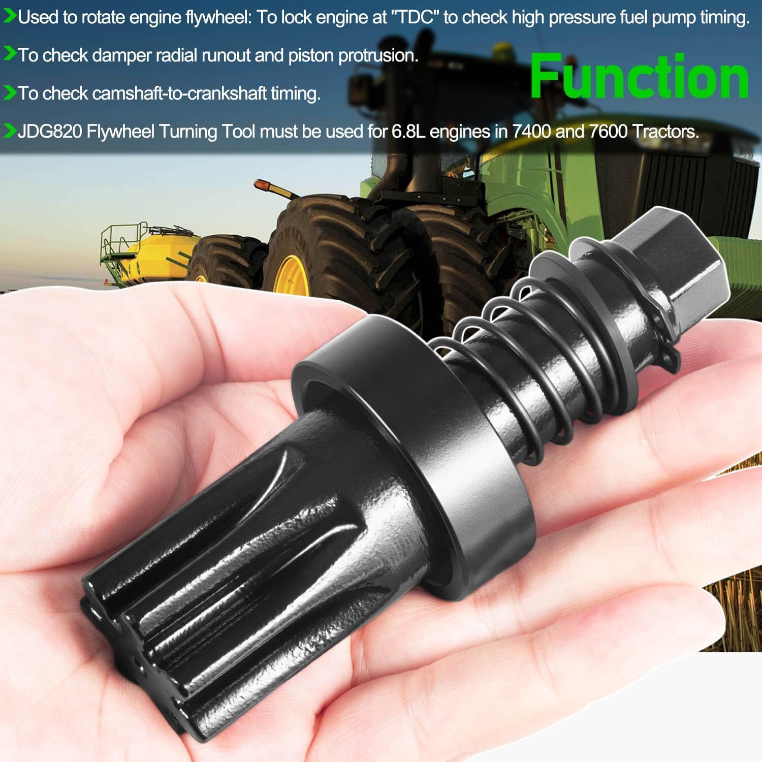 For John Deere Engine Turning Tool Alternative JDG820 JDG81-1 4024 4039 4045