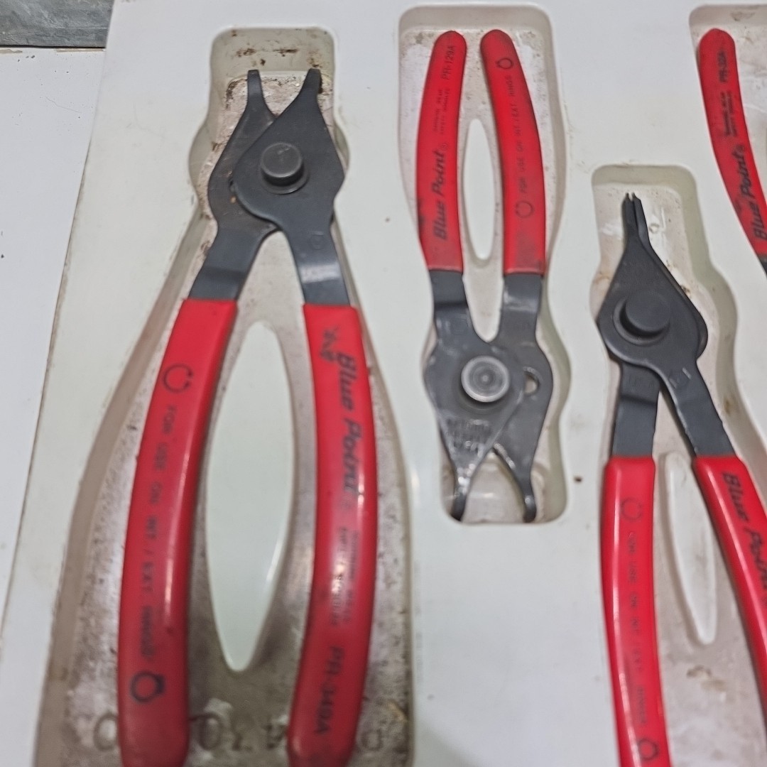 BLUE POINT SNAP RING,STRIPPER 5 PIECES PR 34A,PR12A,PR32A,PR129A,PR349A