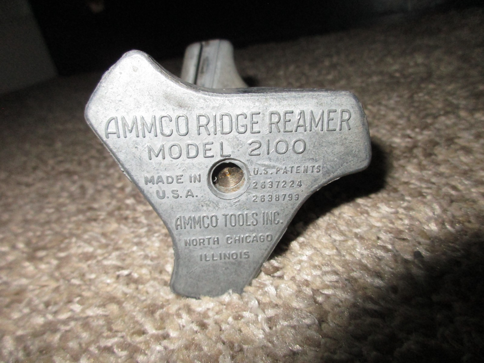 Vintage Ammco Model 2100 Ridge Reamer, Range 2 9/16” to 5”, Made In USA
