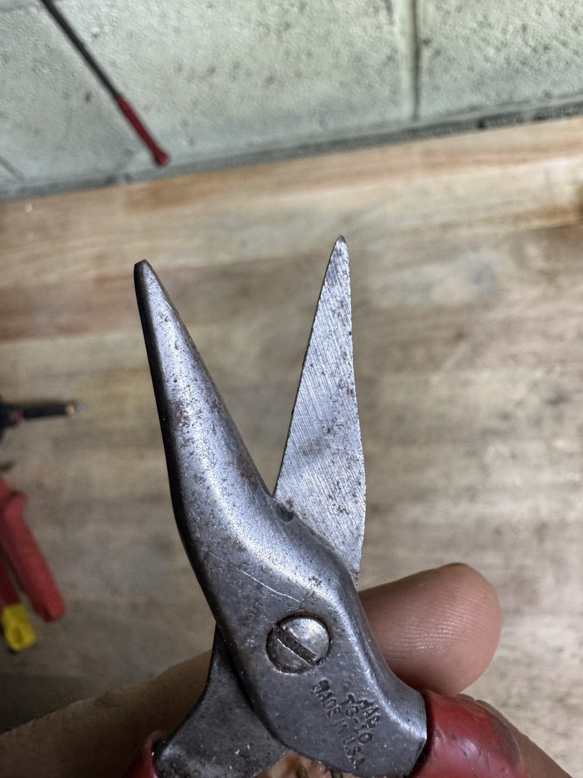 MAC Tools USA Vintage TS-10 Tin Snips – 6″ Long Mini Cutting Shears