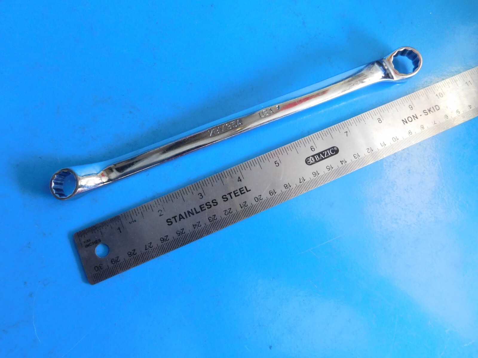 USED, SNAP ON TOOLS » 13 MM X 15 MM » OFFSET BOX END WRENCH, PART #XBM1314A