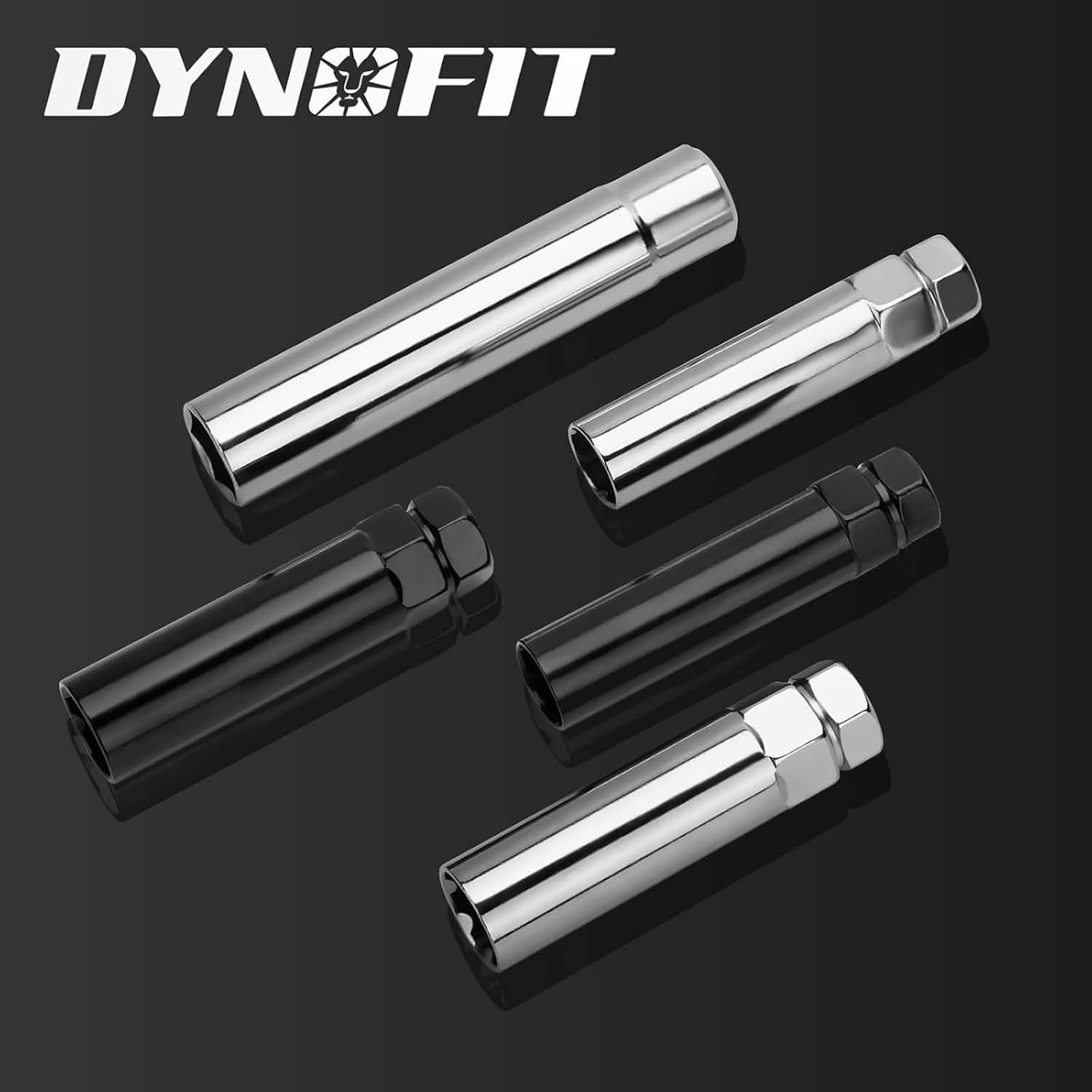 Durable Black Plated 6 Spline Lug Nut Key for Safe and Efficient Installations