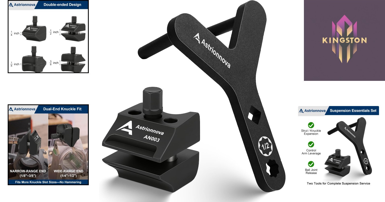Heavy-Duty Suspension Tool Set – Strut Spreader & Ball Joint Removal Tools