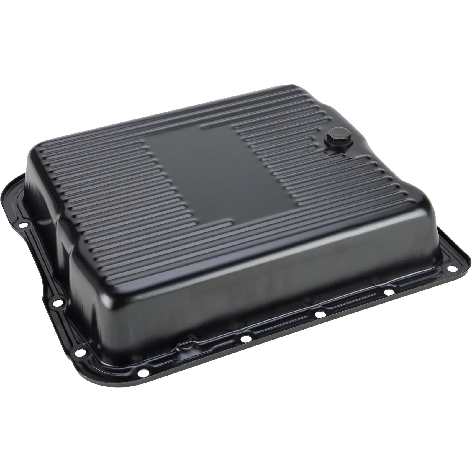 Speedway Motors Black Steel Transmission Pan for GM 700R4, 4L60E and 4L65E, S…