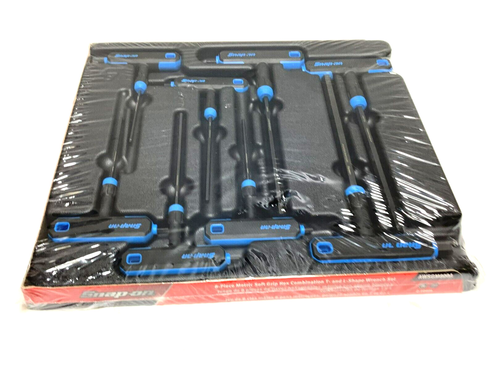 New Snap-on™ 2.5 – 10 mm T- & L-Shaped SAE Allen Hex Driver Key Set AWSGM800A