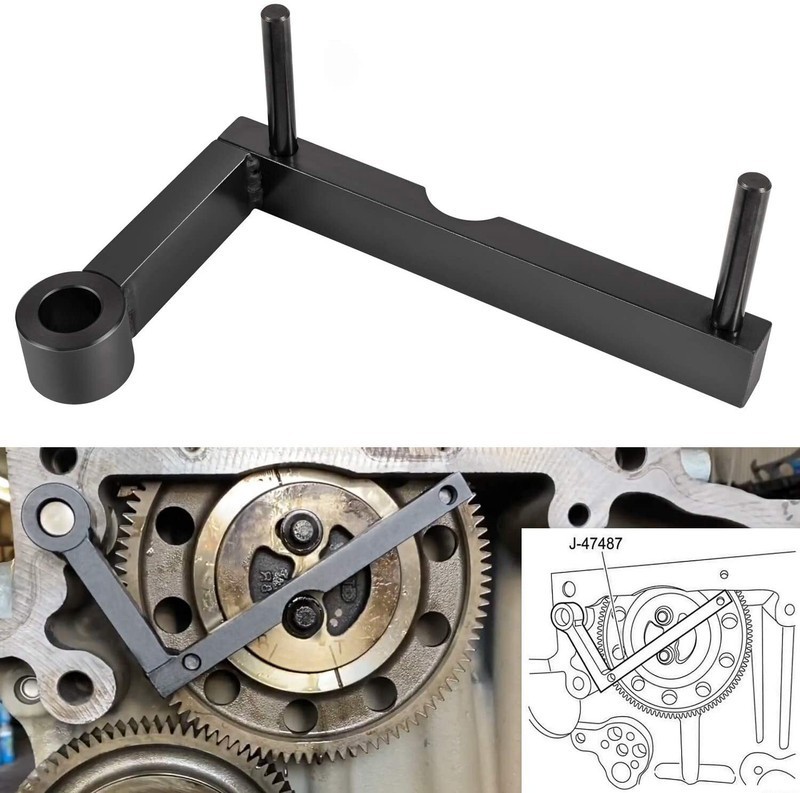 Idler 3 Cantilever Tool J-47487 for Detroit Diesel DD13 DD15 Engine Gear Train