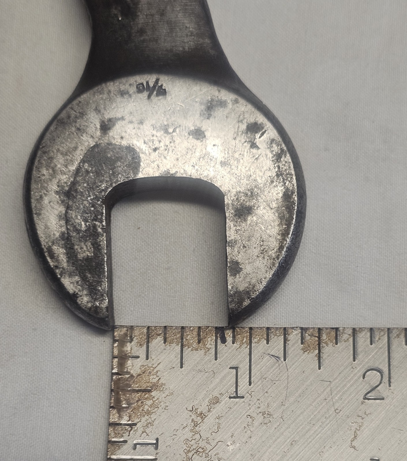 Antique JH Williams & Co #683 Light Service Wrench 10″L Offset Tool 1/2″ & 7/16″