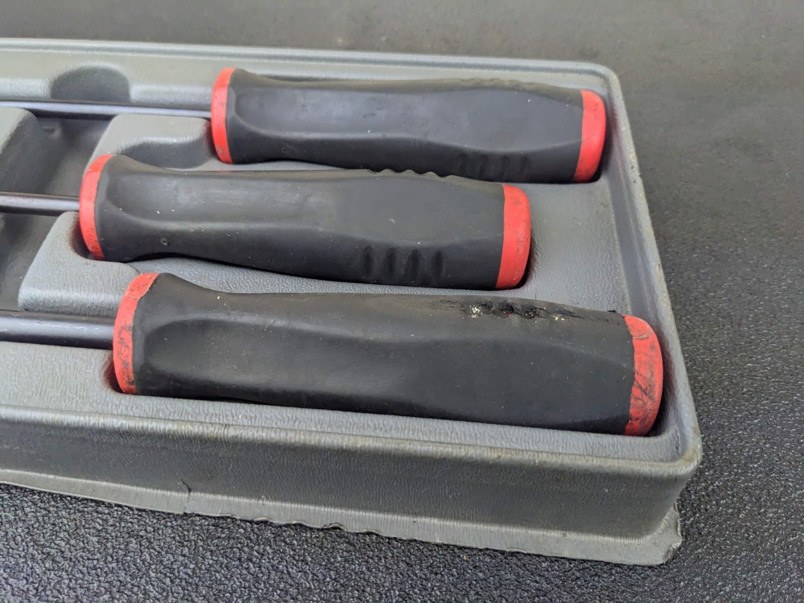 #bn816 Snap On Tools SGRHTLB3 3 Piece Radiator Hose Pick Set Red USA TOOLS